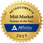 2023 mid-market Partner of the year Affinity Consulting Group