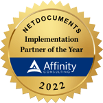 Affinity Consulting Group | NetDocuments 2022 Implementation Partner of the Year