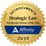 2020 NetDocuments Strategic Law Partner of the Year - Affinity Consulting Group