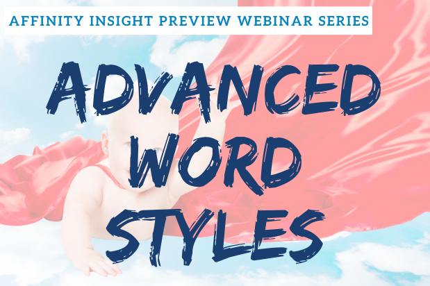 Word styles automatic paragraph numbering affinity consulting 